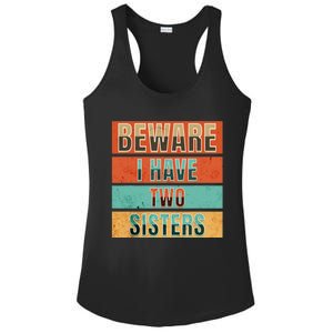 Beware Funny Family Ladies PosiCharge Competitor Racerback Tank