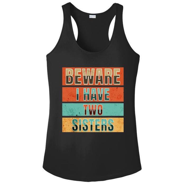 Beware Funny Family Ladies PosiCharge Competitor Racerback Tank