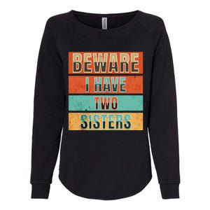 Beware Funny Family Womens California Wash Sweatshirt