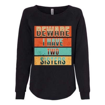 Beware Funny Family Womens California Wash Sweatshirt