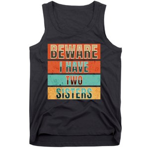 Beware Funny Family Tank Top