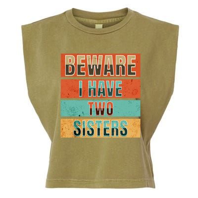 Beware Funny Family Garment-Dyed Women's Muscle Tee