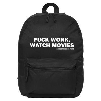 Beyond Fest Fuck Work Watch Movies Guillermo Del Toro 16 in Basic Backpack