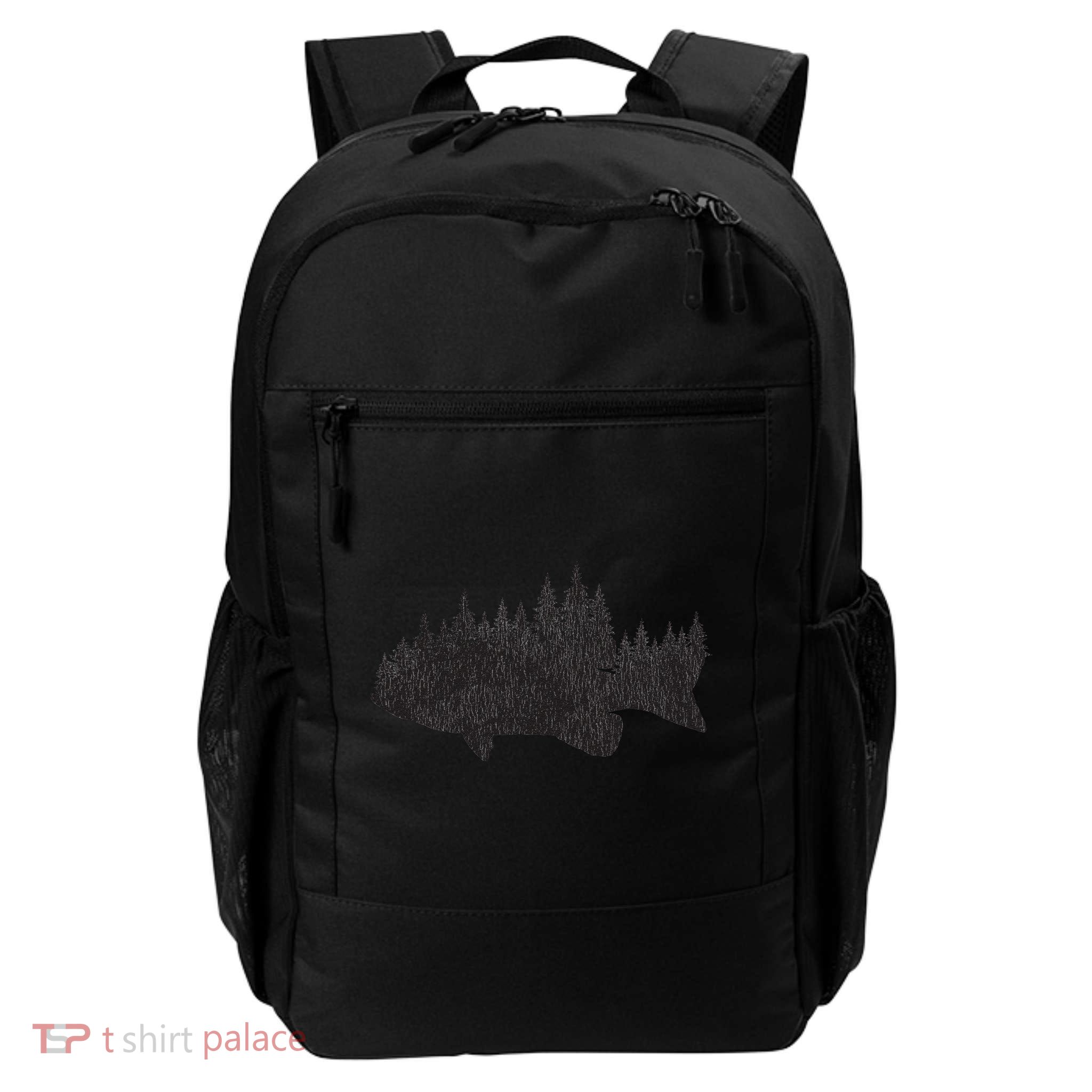 Bass Fishing Forest Largemouth Smallmouth Fisherman Backpack