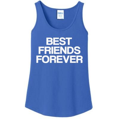 Best Friends Forever Bff Matching Friends Ladies Essential Tank