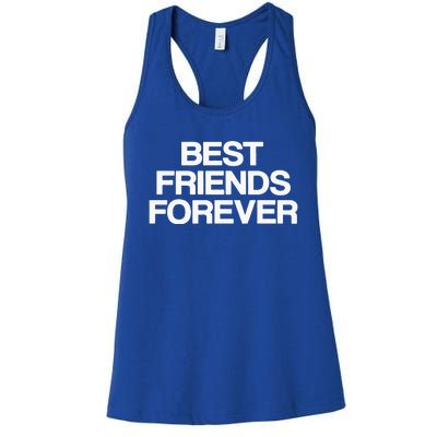 Best Friends Forever Bff Matching Friends Women's Racerback Tank