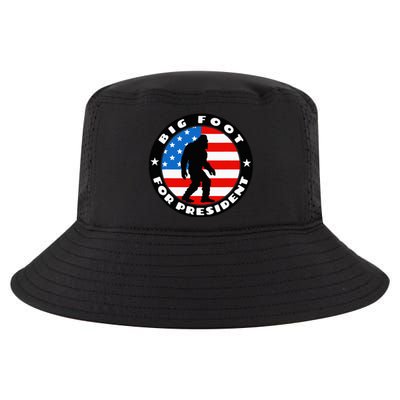 Big Foot For President Usa Flag Sasquatch Silhouette Cool Comfort Performance Bucket Hat