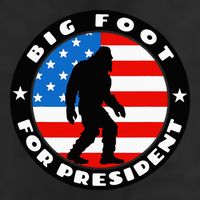 Big Foot For President Usa Flag Sasquatch Silhouette Adult Drive Performance Visor