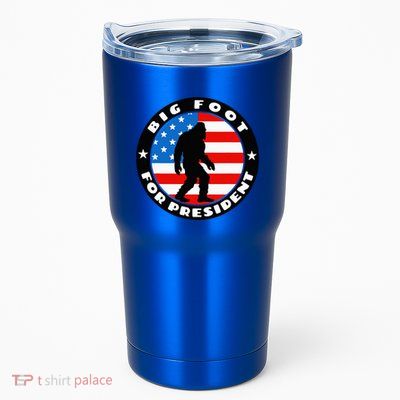 Big Foot For President Usa Flag Sasquatch Silhouette Tumbler