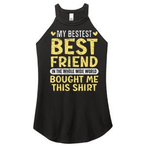 Best Friend Forever Friendship Bestie BFF Squad Women's Perfect Tri Rocker Tank