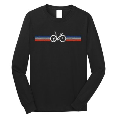 Bicycle France Flag Road Bike Cyclist Long Sleeve Shirt