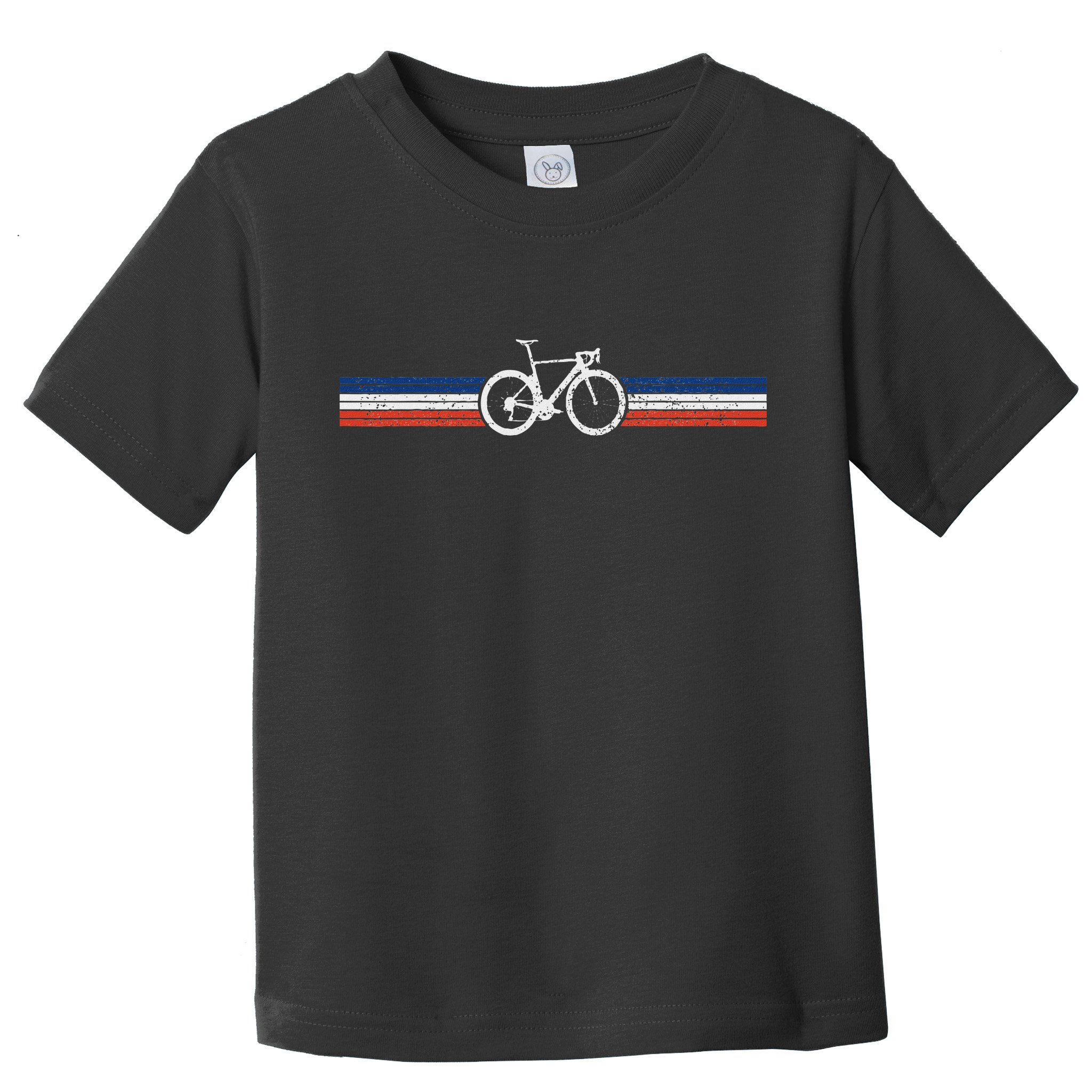 Bicycle France Flag Road Bike Cyclist Toddler T-Shirt