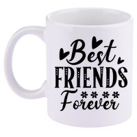 Best Friends Forever01 11oz C Handle Ceramic Mug