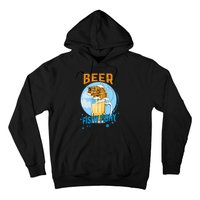 Beer Fishy Fishy Beer Fish Lover Funny Blue Sky Hoodie