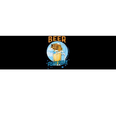 Beer Fishy Fishy Beer Fish Lover Funny Blue Sky Bumper Sticker