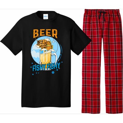 Beer Fishy Fishy Beer Fish Lover Funny Blue Sky Pajama Set