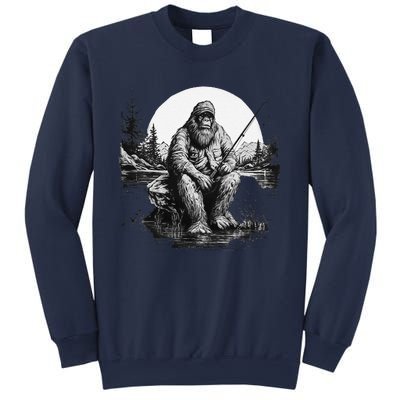 Big Foot Fishing Cool Fishing Fisher Sweatshirt