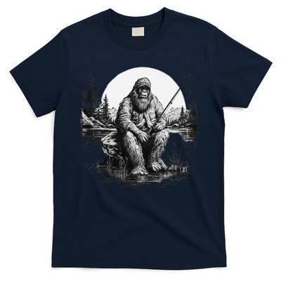 Big Foot Fishing Cool Fishing Fisher T-Shirt