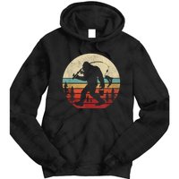 Bigfoot Fishing Funny Retro Sasquatch Fishermen Men Tie Dye Hoodie