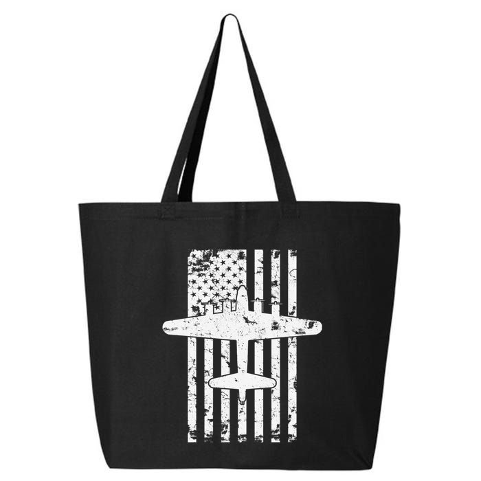 B17 Flying Fortress Wwii Bomber Airplane Pilot Cool Gift 25L Jumbo Tote