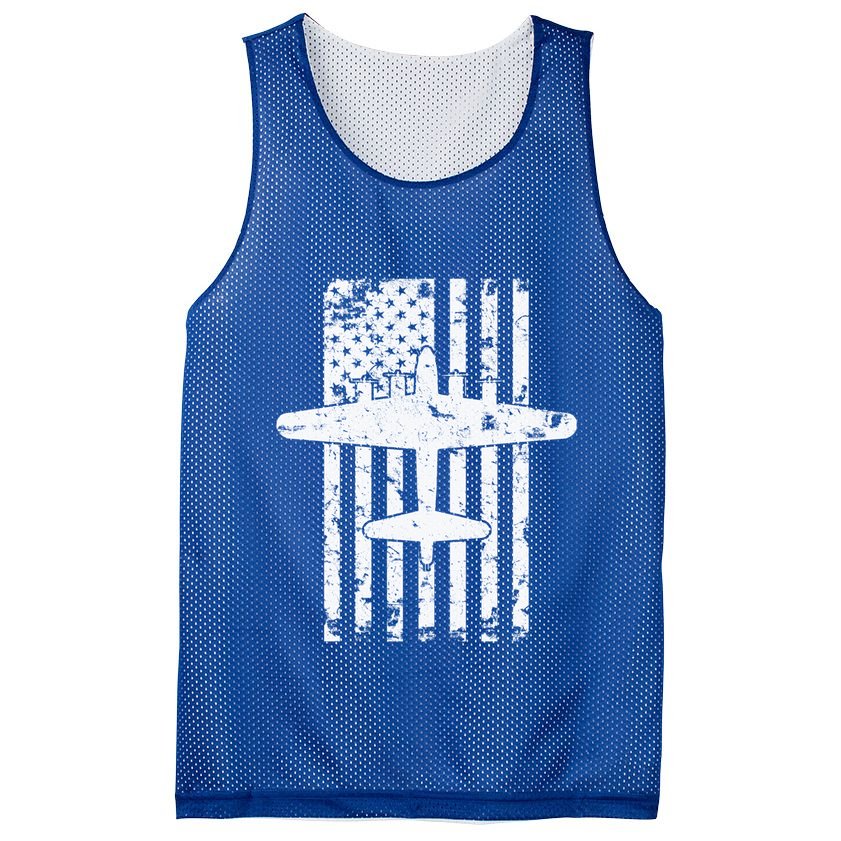 B17 Flying Fortress Wwii Bomber Airplane Pilot Cool Gift Mesh Reversible Basketball Jersey Tank