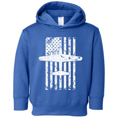B17 Flying Fortress Wwii Bomber Airplane Pilot Cool Gift Toddler Hoodie