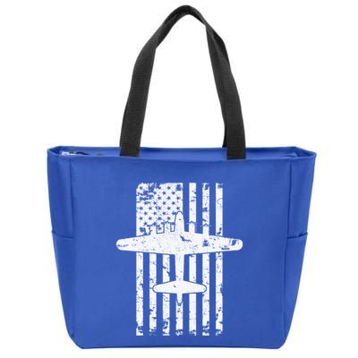 B17 Flying Fortress Wwii Bomber Airplane Pilot Cool Gift Zip Tote Bag