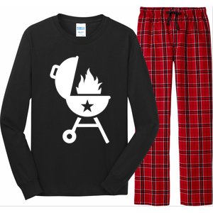 Bbq Fire Flames Great Gift Long Sleeve Pajama Set