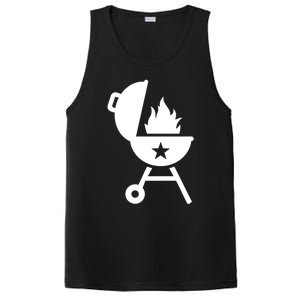 Bbq Fire Flames Great Gift PosiCharge Competitor Tank