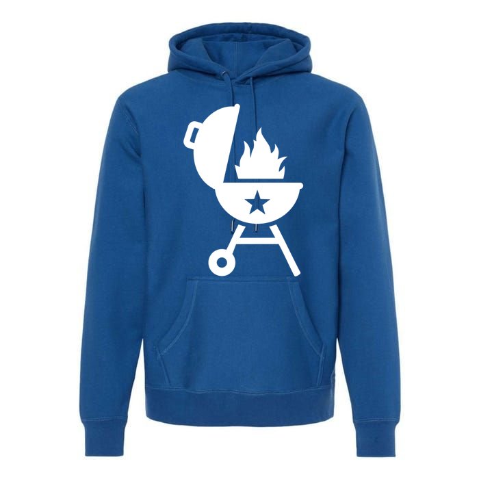 Bbq Fire Flames Great Gift Premium Hoodie