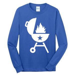 Bbq Fire Flames Great Gift Tall Long Sleeve T-Shirt