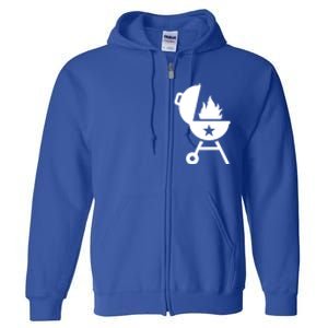 Bbq Fire Flames Great Gift Full Zip Hoodie