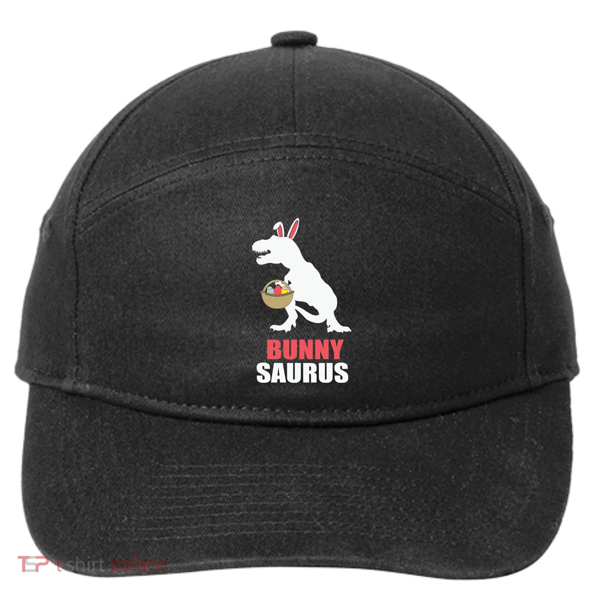 Bunnysaurus Funny Family Easter Day Funny T Rex 7-Panel Snapback Hat