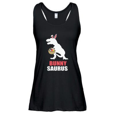 Bunnysaurus Funny Family Easter Day Funny T Rex Ladies Essential Flowy Tank