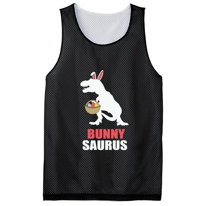 Bunnysaurus Funny Family Easter Day Funny T Rex Mesh Reversible Basketball Jersey Tank