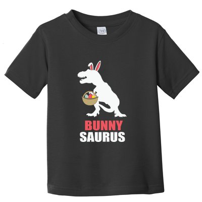Bunnysaurus Funny Family Easter Day Funny T Rex Toddler T-Shirt