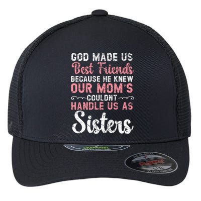 Best Friend Forever Friendship Bestie BFF Squad Flexfit Unipanel Trucker Cap