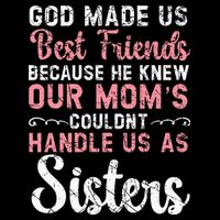 Best Friend Forever Friendship Bestie BFF Squad Cooling Performance Crew T-Shirt