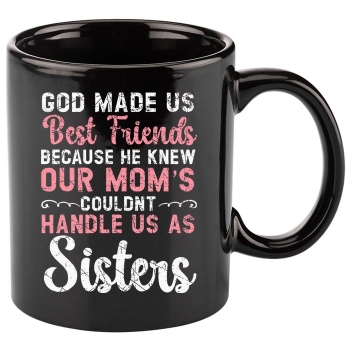 Best Friend Forever Friendship Bestie BFF Squad 11oz C Handle Ceramic Mug