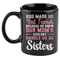 Best Friend Forever Friendship Bestie BFF Squad 11oz C Handle Ceramic Mug