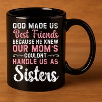 Best Friend Forever Friendship Bestie BFF Squad 11oz C Handle Ceramic Mug
