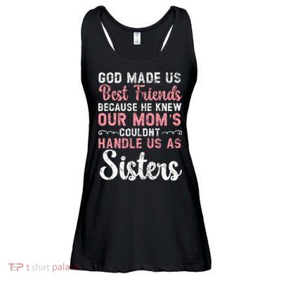 Best Friend Forever Friendship Bestie BFF Squad Ladies Essential Flowy Tank