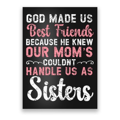 Best Friend Forever Friendship Bestie BFF Squad Poster