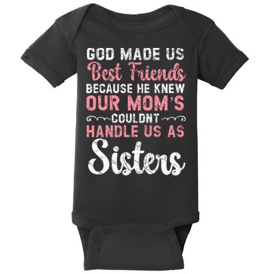 Best Friend Forever Friendship Bestie BFF Squad Baby Bodysuit
