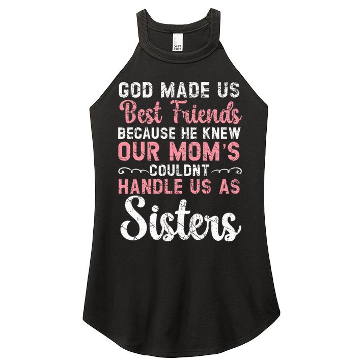 Best Friend Forever Friendship Bestie BFF Squad Women's Perfect Tri Rocker Tank