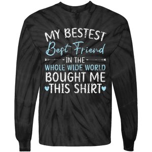 Best Friend Forever Friendship Bestie BFF Squad Tie-Dye Long Sleeve Shirt