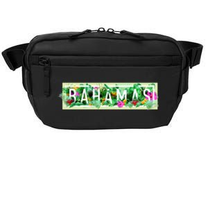 Bahamas Framed Floral Design Crossbody Pack