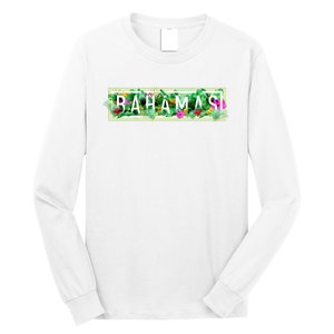 Bahamas Framed Floral Design Long Sleeve Shirt