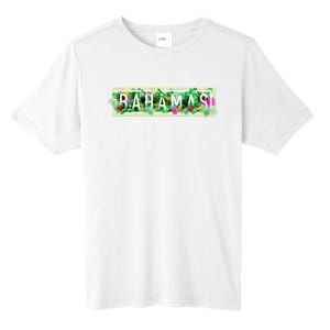 Bahamas Framed Floral Design Tall Fusion ChromaSoft Performance T-Shirt