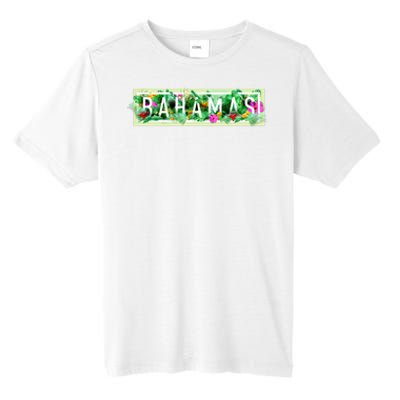 Bahamas Framed Floral Design Tall Fusion ChromaSoft Performance T-Shirt